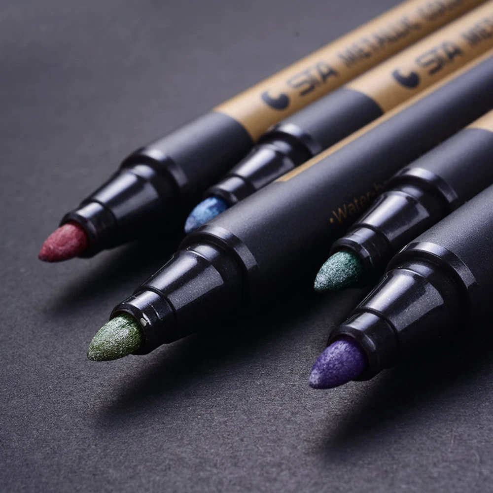 金属塗装ペン防水永久マーカーペンゴールドマーカーペンを描画するための生徒を供給 Permanent Marker Pen Marker Pengold Marker Pen Aliexpress