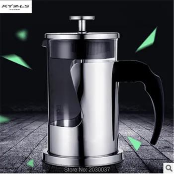 

XYZLS 2016 New Classic Stainless Steel French Press Coffee Pot Coffee Filter Household Tea Maker 350ml