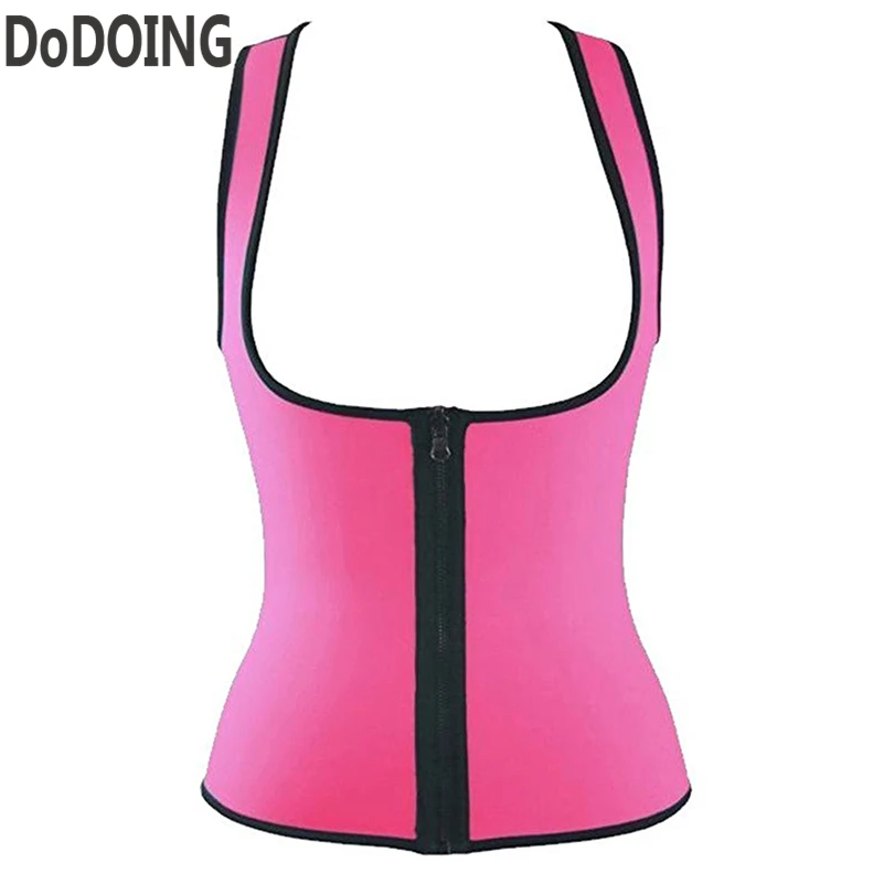 DODOING Workout Binder Trans Women Shaper Sweat Belt Trimmer Vest Bodysuit Slim Belts Women Underwear Shapewear Waist Trainer