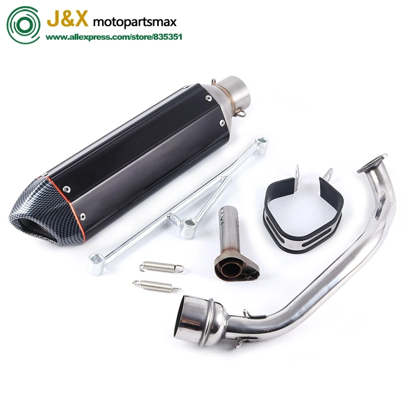 Мотоцикл изменение скутер GY6 125cc 150cc связаться Ближний трубы + глушитель выхлопной