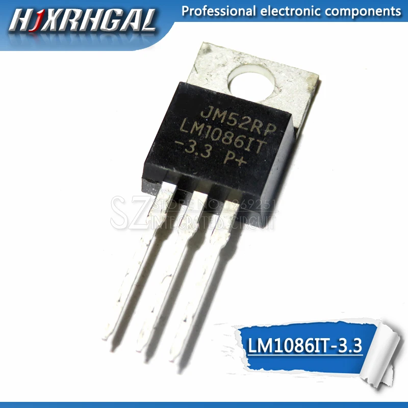 5 шт LM1086IT-3.3 LM1086 это-3 3 до-220 новое и оригинальное HJXRHGAL | Электронные компоненты