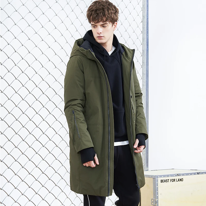 Pioneer Camp 2018 Warm hand design men brand clothing long winter thick warm duck down jacket male top quality AYR801411 Pioneer Camp 2018 Warm hand design men brand clothing long winter thick warm duck down jacket male top quality AYR801411