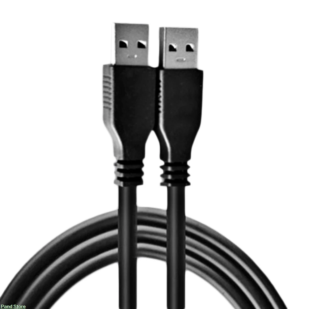Высокое качество черный USB 2,0 папа-папа м/м удлинитель Разъем адаптер кабель провод