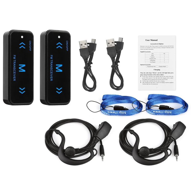 2X Customized Leather Protective Case Specialized for Ailunce HD1 Two Way Radio