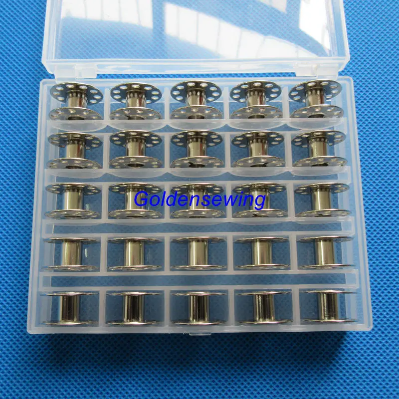 BOBBIN BOX + 25 BERNINA BOBBINS FOR ACTIVA, AURORA, VIRTUOSA 830,930