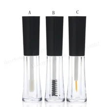 24 X дизайн, прозрачная маленькая тушь для ресниц 1,8 мл 2 мл, крем для глаз, черные бутылки, маленькая губная помада, подводка для глаз, косметическая упаковка