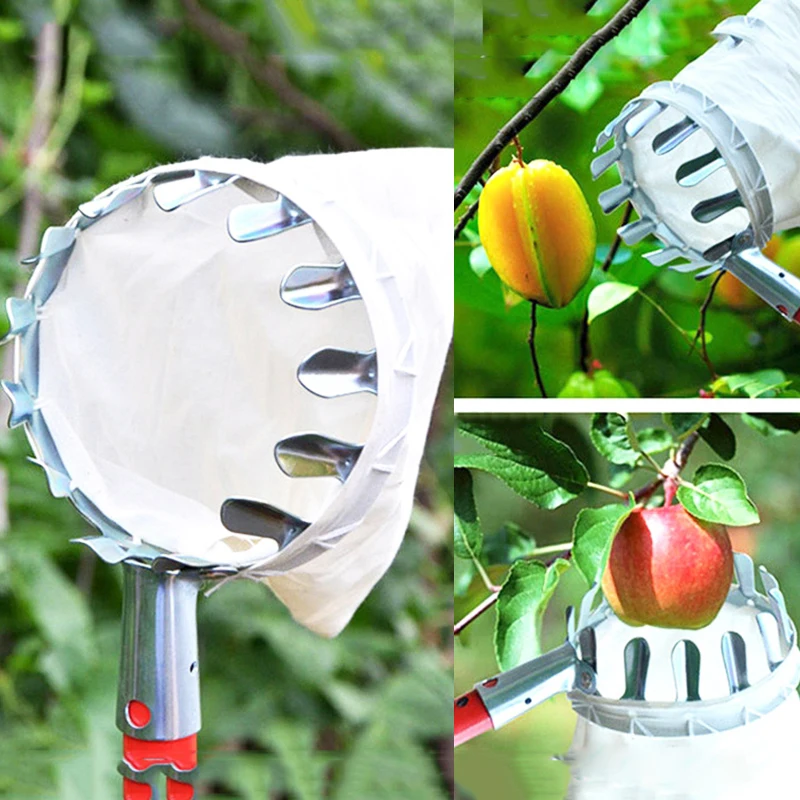 High Quality Metal Fruit picker Convenient Horticultural Fruit Picker