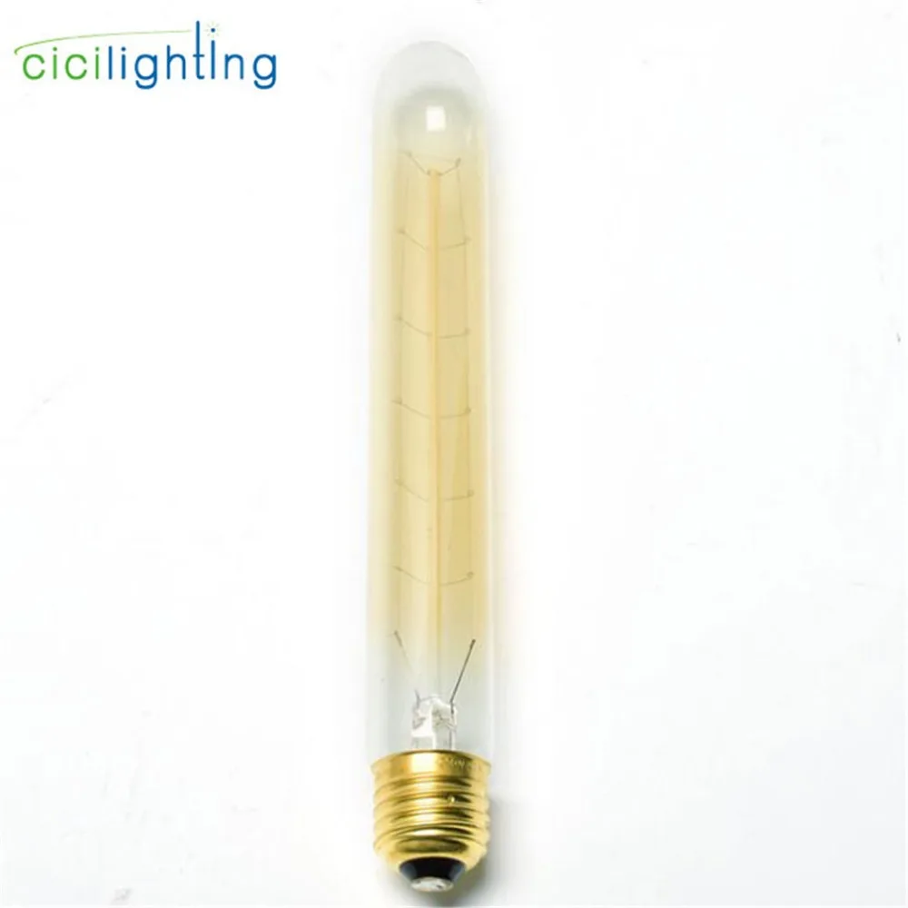 Винтажные лампочки Эдисона L22.5cm E27 T225 220V 230V лампы накаливания 40W антикварный Ретро