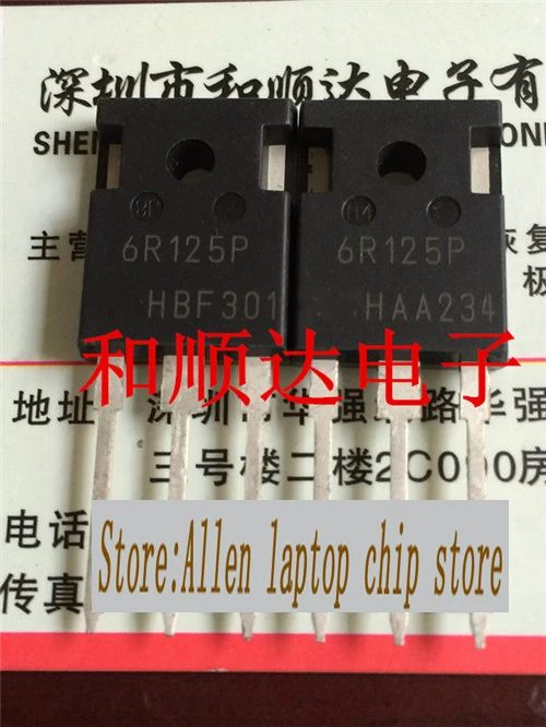 

Free shipping 5pcs/lot IPW60R125CP 6R125P TO-247 new original