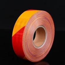 50 мм X 30 м светоотражающий материал клейкая лента наклейка автомобильные мотоциклы лента безопасности светоотражающая пленка наклейки для автомобиля-Стайлинг