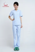 Summer short-sleeved women's Chinese slimming beauty salon pharmacy nurse doctor white coat overalls set Work Wear Summer short-sleeved women's Chinese slimming beauty salon pharmacy nurse doctor white coat overalls set Work Wear