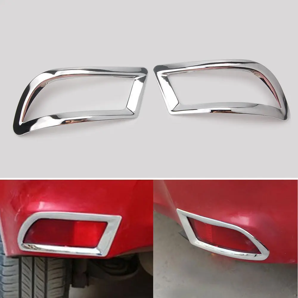 For Toyota Yaris 2014 2pcs Abs Plastic Car Rear Tail Fog Light Lamp