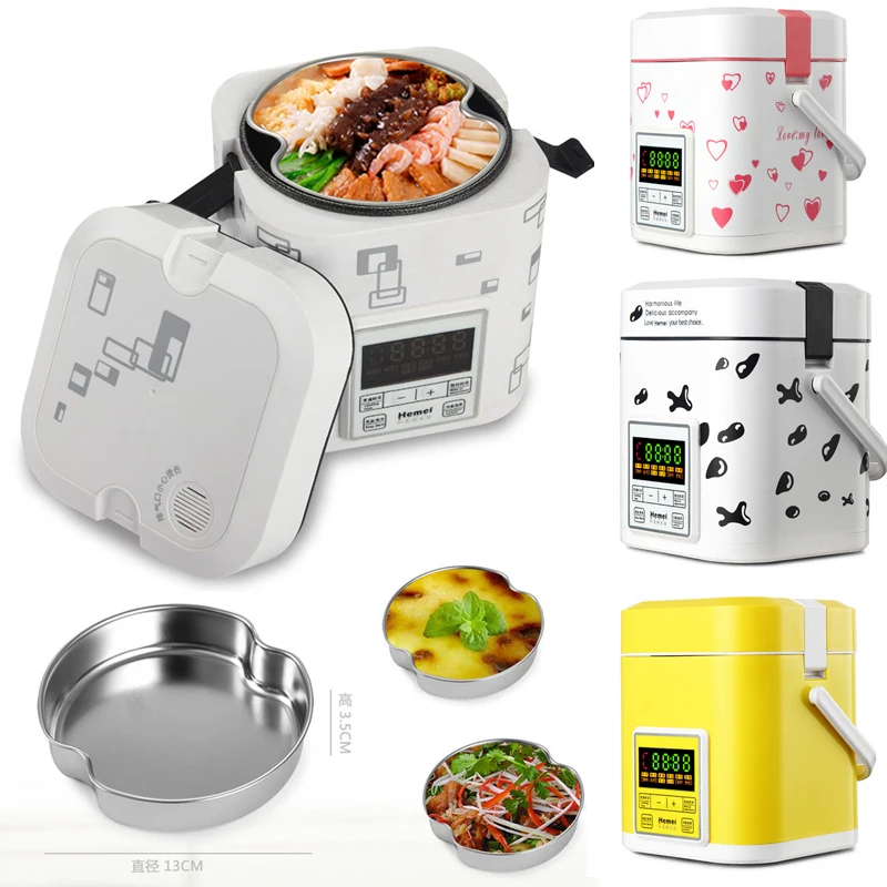 Wholesale Electric Double Layer Lunch Box Stainless Steel