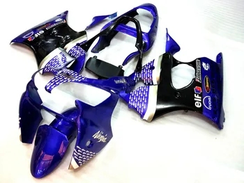 

7Gifts+ Blue black fairing kit For KAWASAKI ZZR600 05 06 07 08 ZZR600 05-08 ZZR 600 2005 2006 2007 2008 fairings xe4r