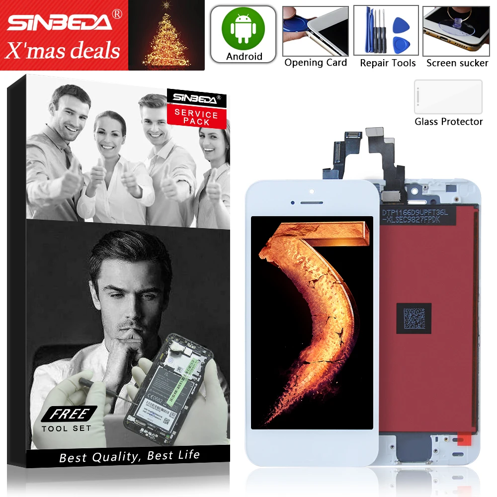 Для iPhone 5S 5SE ЖК дисплей сенсорный экран Рамка сборка Дисплей для iPhone5 5G LCD Замена с