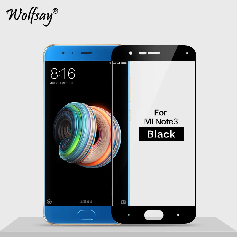 

Curved Edge Tempered Glass Xiaomi Mi Note 3 Screen Protector for Xiaomi Mi Note 3 Glass Full Cover Protective Film xiaomi note 3