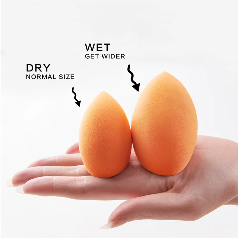 

Romatpretty High Quality Beauty Makeup Sponge Cosmetic Puff Smooth Foundation Make Up Sponges Face Powder Puff Big When Wet