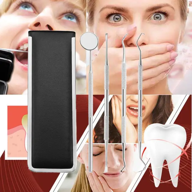 4pcs/1 set Dental care kit Essential Dental Hygiene Kit For Home Use