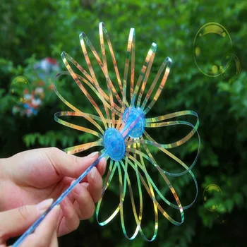 

1Pcs Funny Popular Soap Bubble Shook Stick Blowing Bubble Play Outdoor Activety Wands Toys Amused for Children Kid Baby Colorful