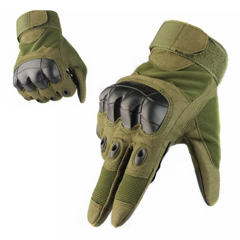 Full / Half Finger Tactical Gloves Armed Combat Paintball Airsoft Outdoor Sports Rubber Knuckle Military Gloves