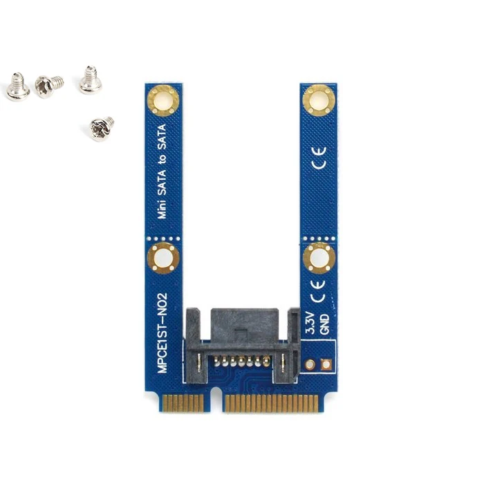 mini sata msata to 7pin sata data adapter with screws