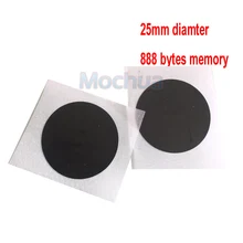 Черный NFC NTAG216 ярлык наклейки протокол ISO14443A 888 байт с фокусным расстоянием 25 мм Диаметр для всех телефонов NFC