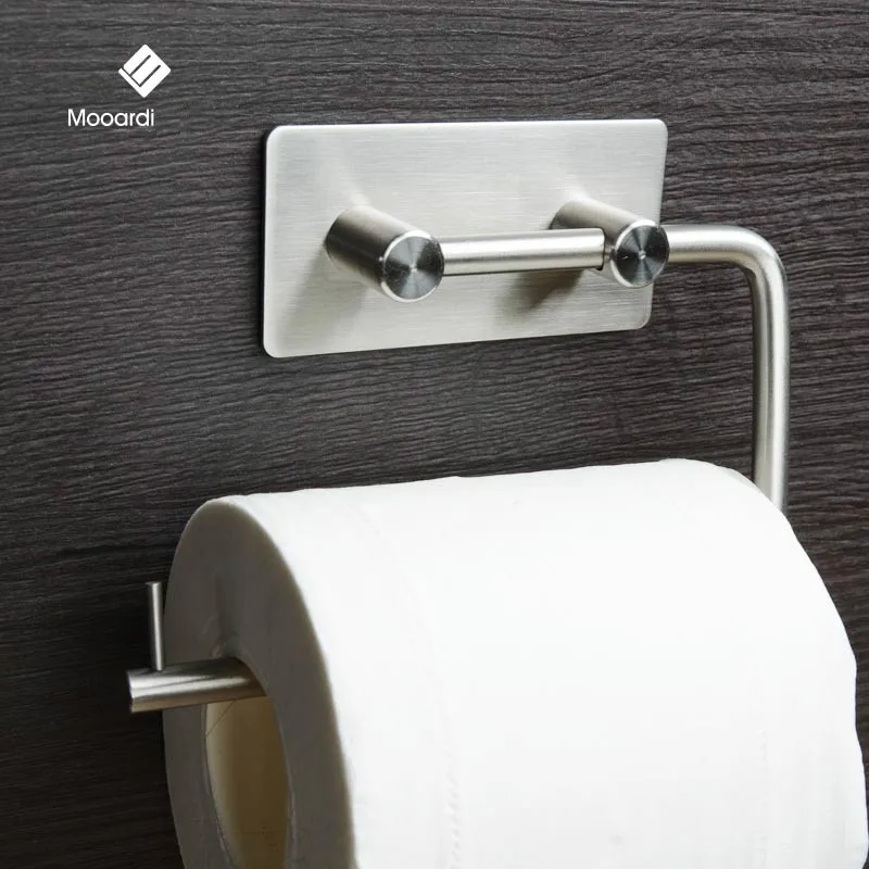 

Tissue holder toilet paper bathroom tissue stainless steel kitchen nail-fr