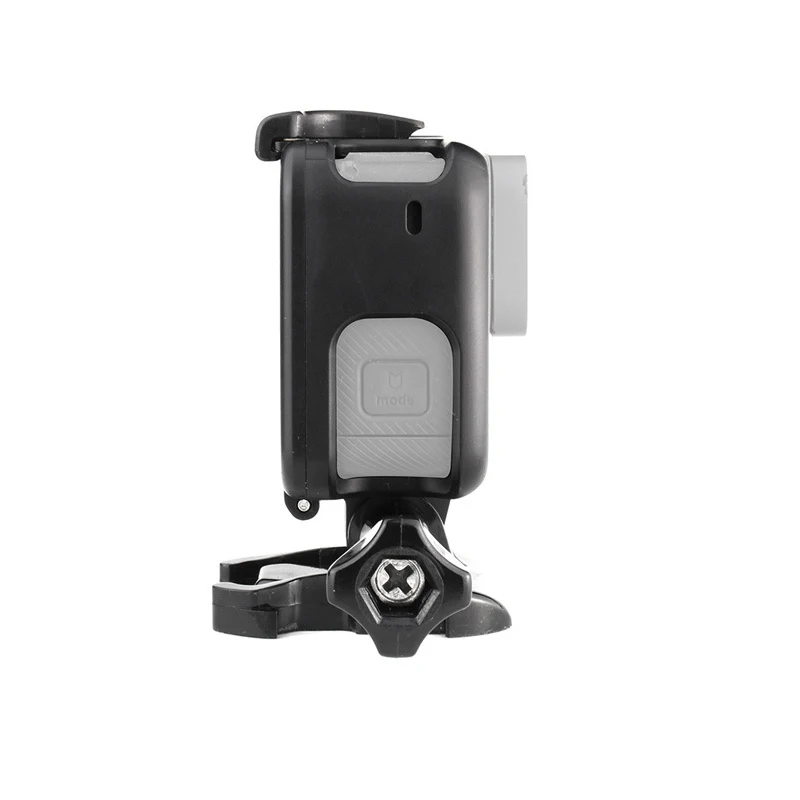 Standard Frame Protective Housing Case + Silicone Lens Cover Set For Gopro Hero 5 6 7 Whitesilver Hero 2018 Camera Accessories   (5)