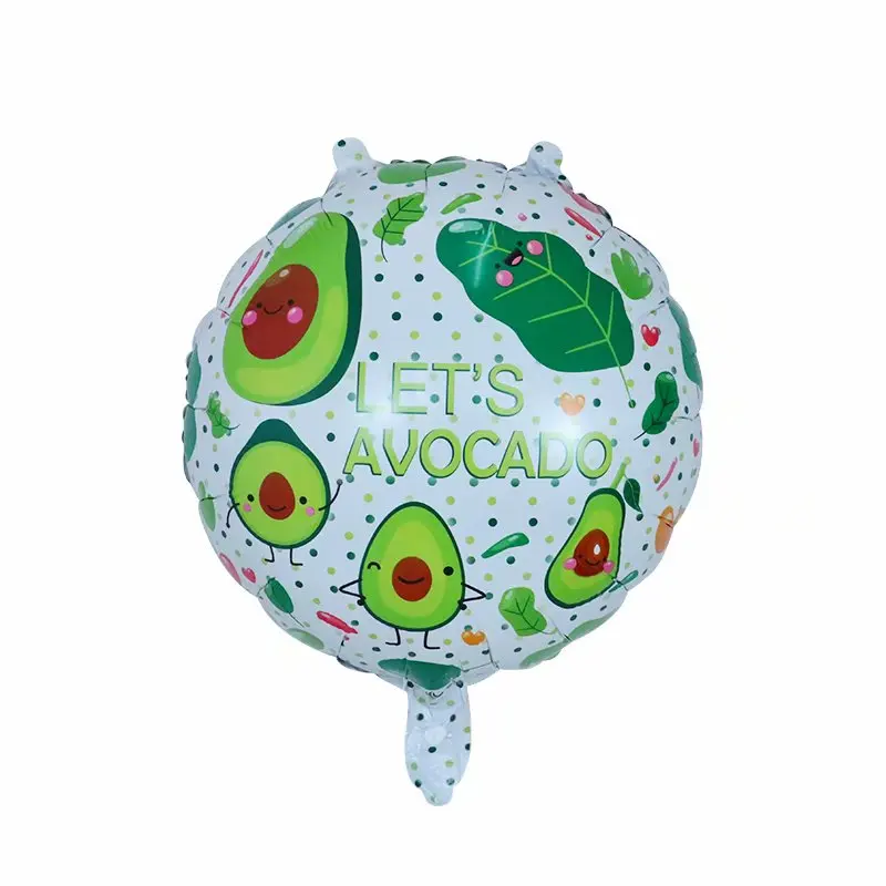 5 шт. авокадо воздушный шар из фольги фрукты День рождения украшения взрослые фрукты вечерние Декор давайте авокадо вечерние поставки детский шар