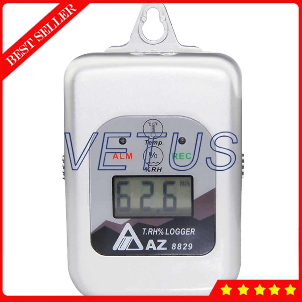 

AZ8829 Digital Temperature and humidity Datalogger Data Recorder Thermometer Detector