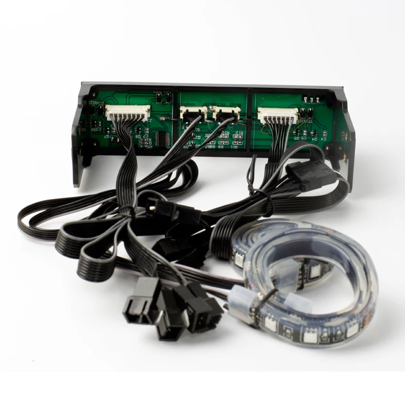 ALSEYE PC контроллер вентилятора 6 каналы кулер вентилятор охлаждения скорость и RGB с