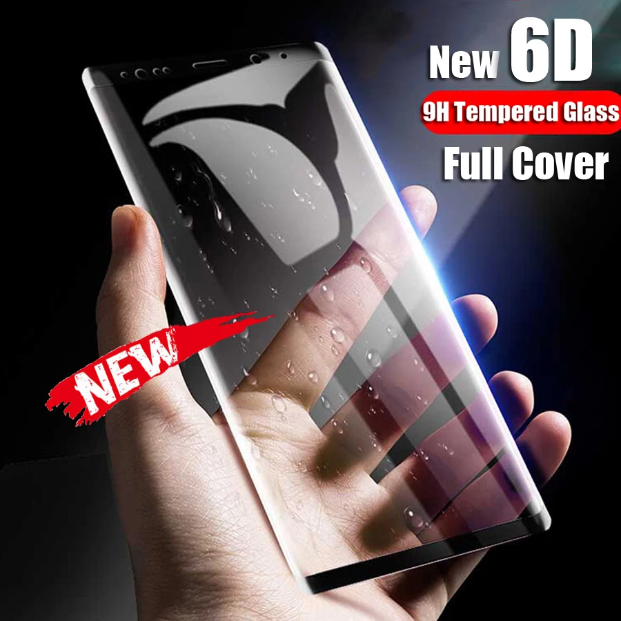 

6D Full Curved Tempered Glass For Samsung Galaxy S9 S8 Plus Note 9 8 Screen Protector For Samsung S7 Edge A6 A8 Plus 2018 Film