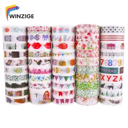 Winzige 15 мм * 3 м васи ленты DIY планировщик клейкой ленты декоративные наклейки Скрапбукинг Bullet Journal наклейки Симпатичные канцелярские