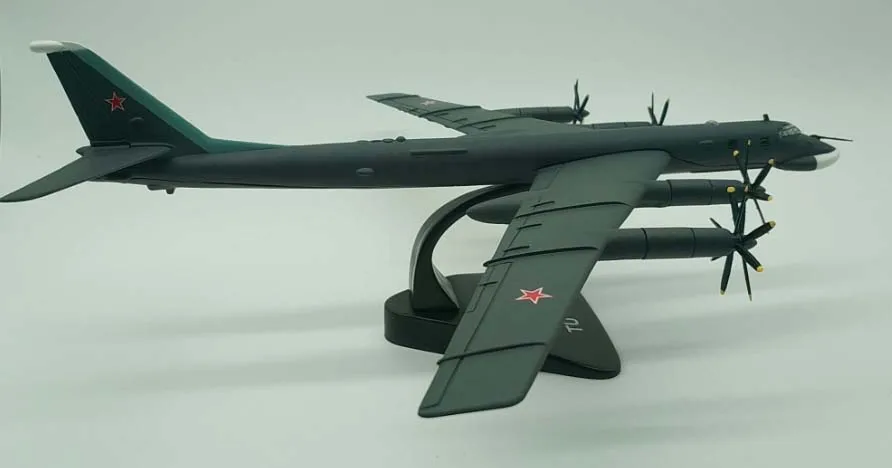 1/144 масштаб Россия TY-95 TU-95 военный медведь бомбардировщик литой металлический самолет модель игрушки для коллекции подарок