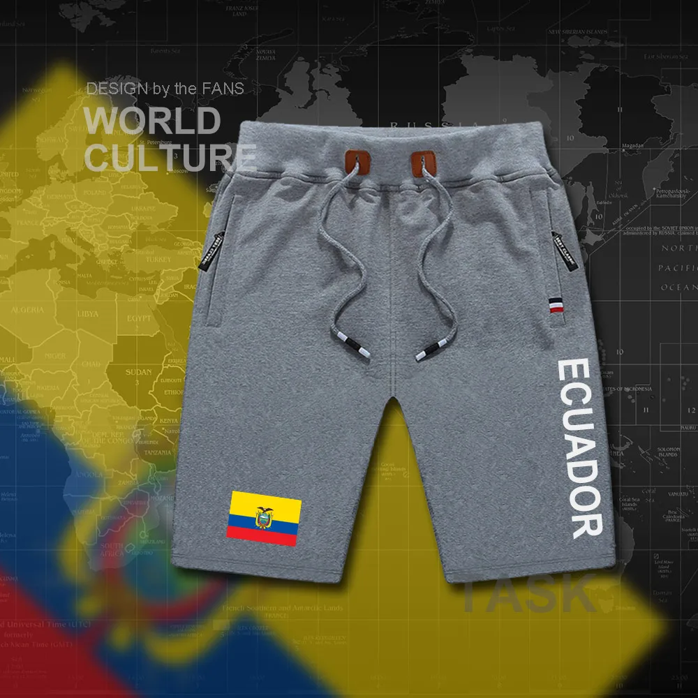 Эквадор Эквадорский для мужчин S шорты для женщин пляжные человек доска Флаг Тренировки карман на молнии пот Бодибилдинг 2017 хлоп