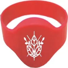 100 шт/лот 13,56 МГц rfid настраиваемый браслет контроль доступа