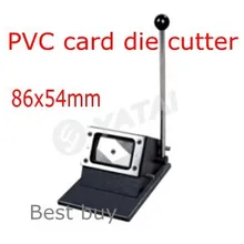 Cortador de cartão de pvc de tamanho único, 86x54mm