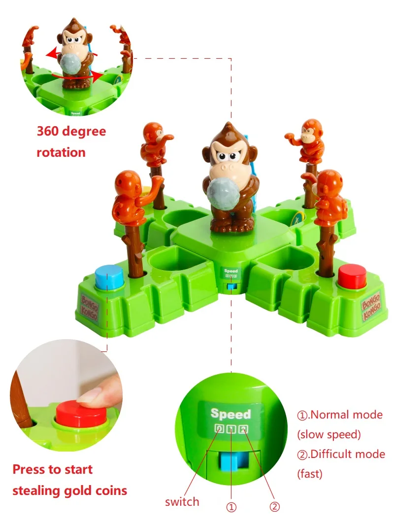 Jogo de labirinto para crianças com macaco e banana