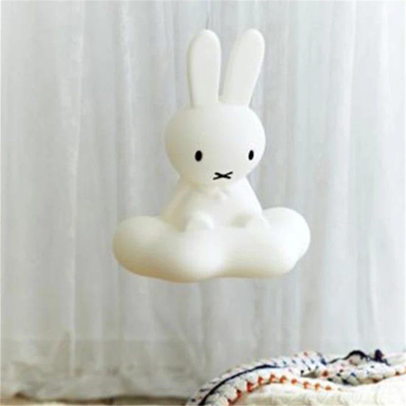 

Ins Hot Creative LED Rabbit Lamp Children Bed Pendant Lamp Baby Bedroom LED Night Light for Kids Gift