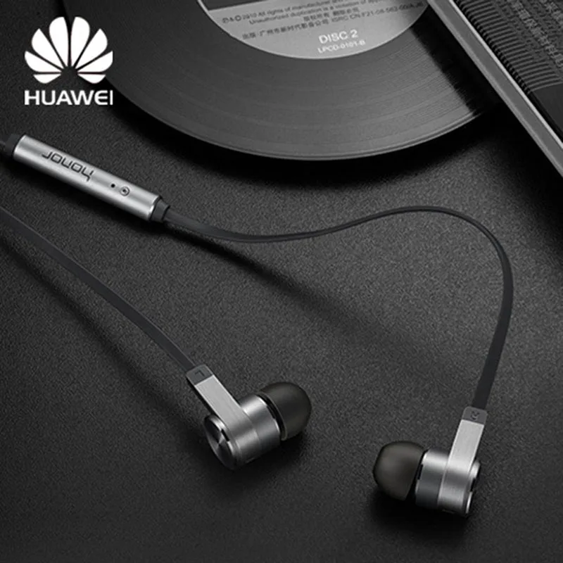 Бренд huawei honorde AM13 Honor наушники с микрофоном наушники-вкладыши лучшее качество звука гарнитура для huawei Xiaomi