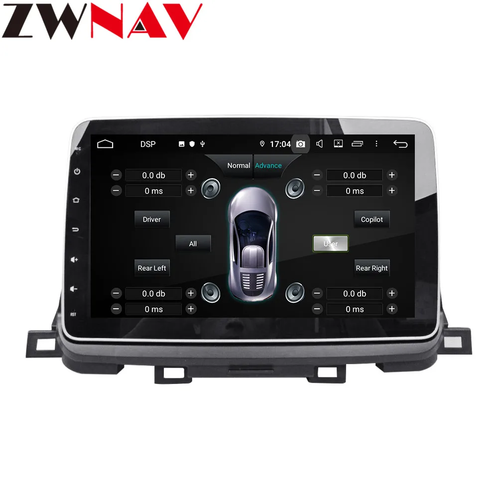 Discount 10.1” Android 9 4+64G DSP Car Player GPS Navigation For KIA sportage 2018 Head Unit Multimedia Player Tape Recorder 3