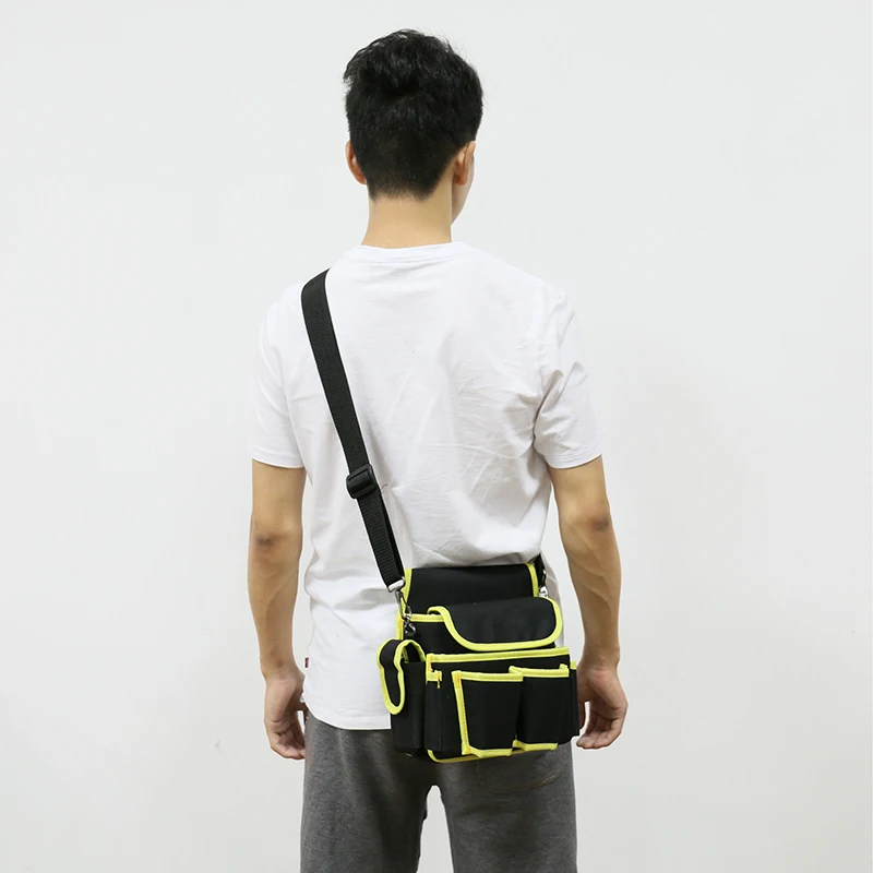 

Hoomall Multifunction Tool High-strength Oxford Hardware Waist Tool Storage Toolkit Holder Tools Electrician Electrican Tool Bag
