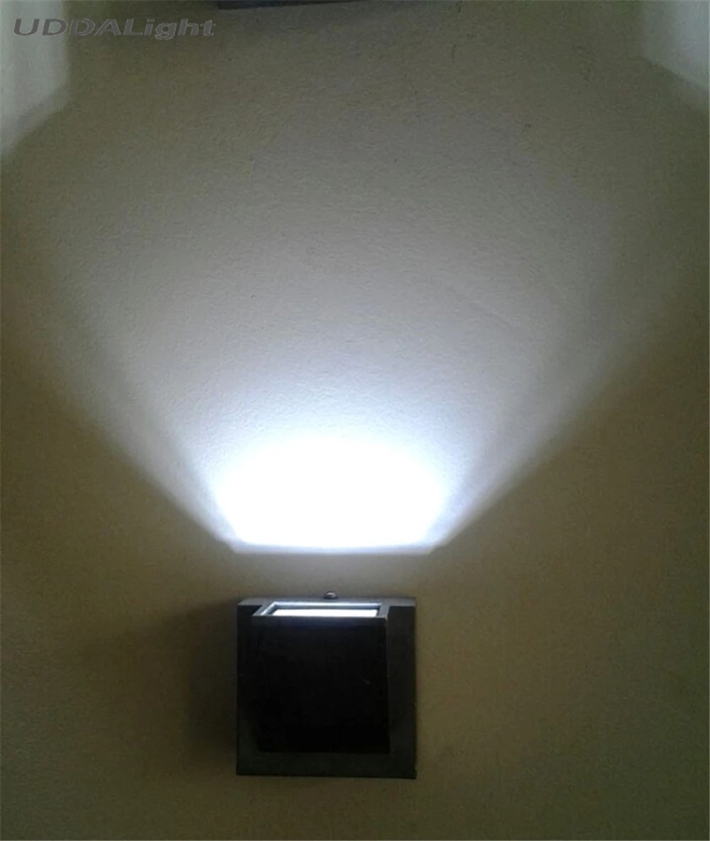 Настенный светодиодный уличный COB светодиодный 5 Вт 3 Вт наружный светильник с регулируемой цветовой температурой 3 цвета в одной лампе белый теплый белый натуральный белый