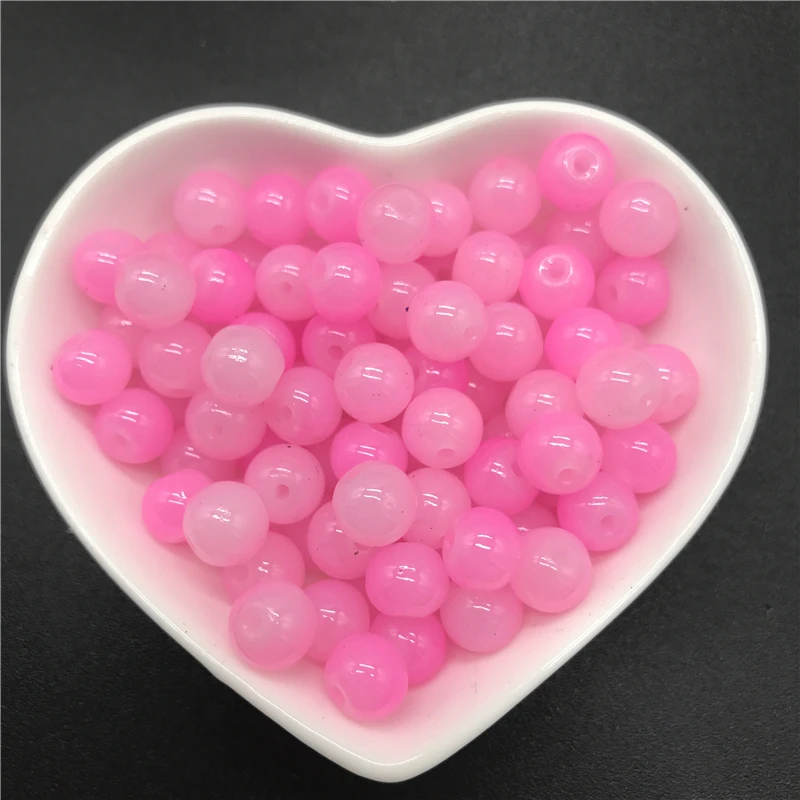 Glass Beads 4/6/8/10mm Round Loose Glass Beads For Jewelry Making Necklace DIY Bracelet