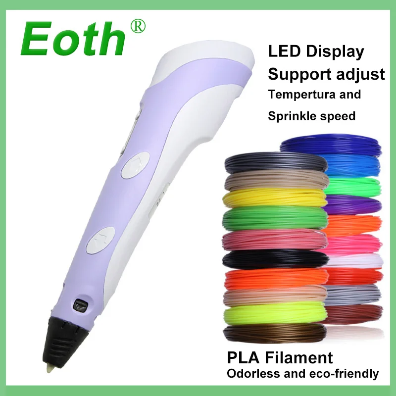 

3D pen support 1.75mm ABS and PLA filament diy drawing pen 3 D printer pen Creative Toy Gift For Kids Design printing pen