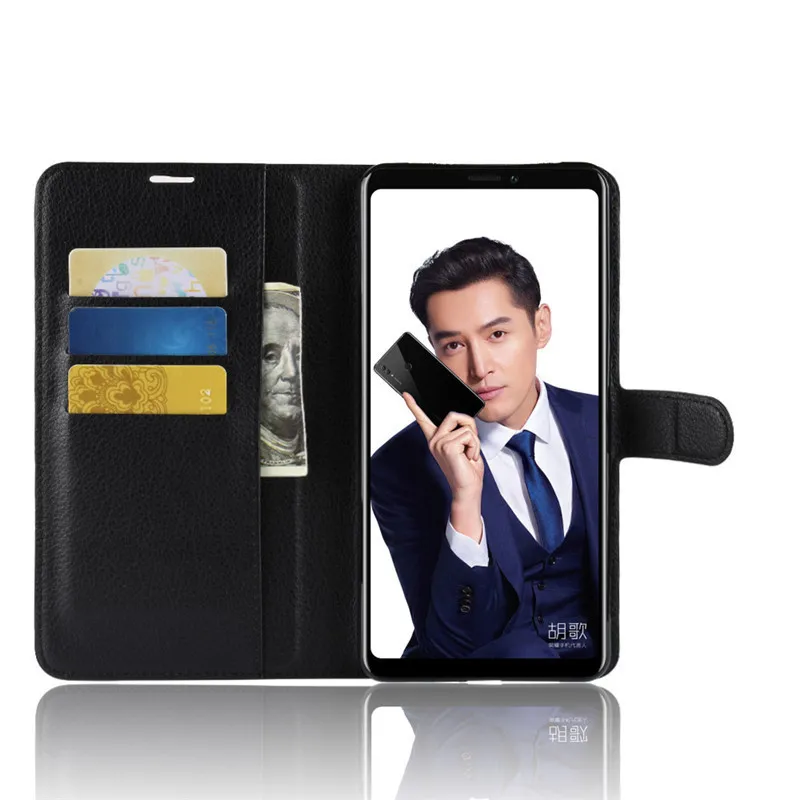 

Beworlder For Huawei Honor Note 10 Case PU Leather Case Lichee Pattern Card Slots Wallet Phone Cases Cover For Honor Note10 Case