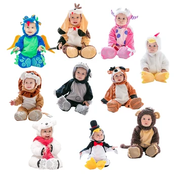 

Kids Baby 10 Different Style Animal Cosplay Costume For Halloween And Purim Festival Holiday Performance
