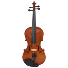 Astonvilla Полный Размер Скрипка натуральная акустическая твердая древесина ель Пламя клен шпон Скрипка для начинающих с Чехол канифоль W