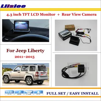 

For Jeep Liberty 2011~2014 2015 Auto Rear View Camera Back Up & 4.3" LCD Monitor Screen 2 in 1 Parking Assistance System