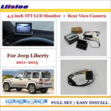 Auto Rear View Camera Back Up + 4.3″ LCD Monitor = 2 in 1 Parking Assistance System – For Jeep Liberty 2011~2015